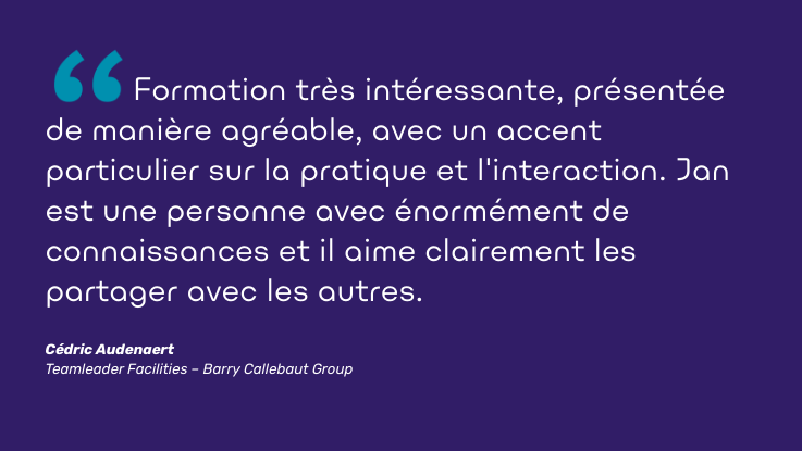 Quote Cédric Audenaert FR