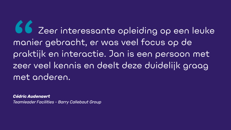 Quote Cedric Audenaert