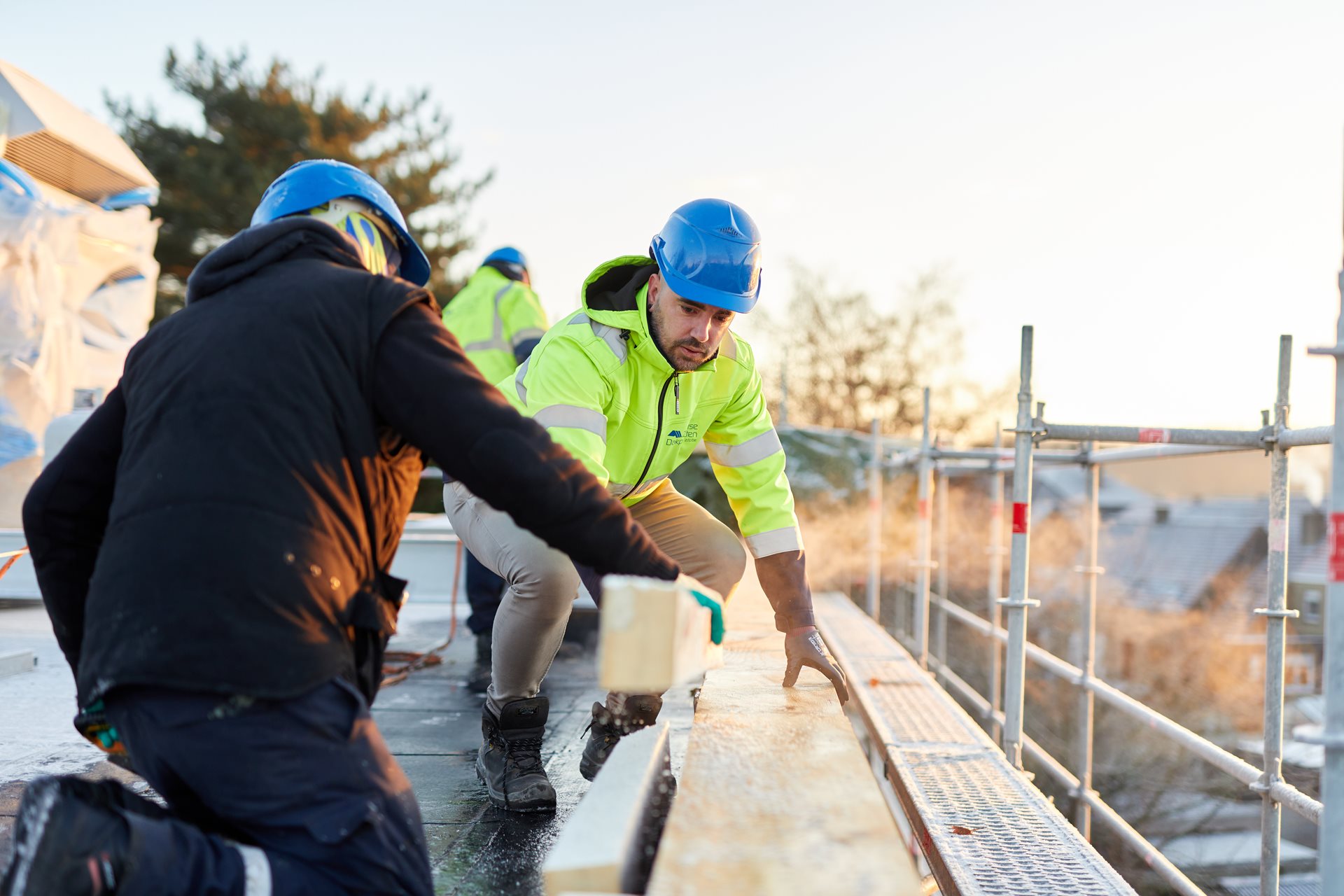 EPDM & VMZINC plat dak - toit plat - flat roof