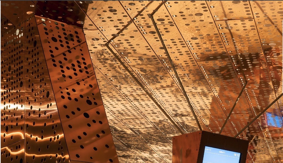 Nordic Brass koper dak gevel - cuivre toit façade