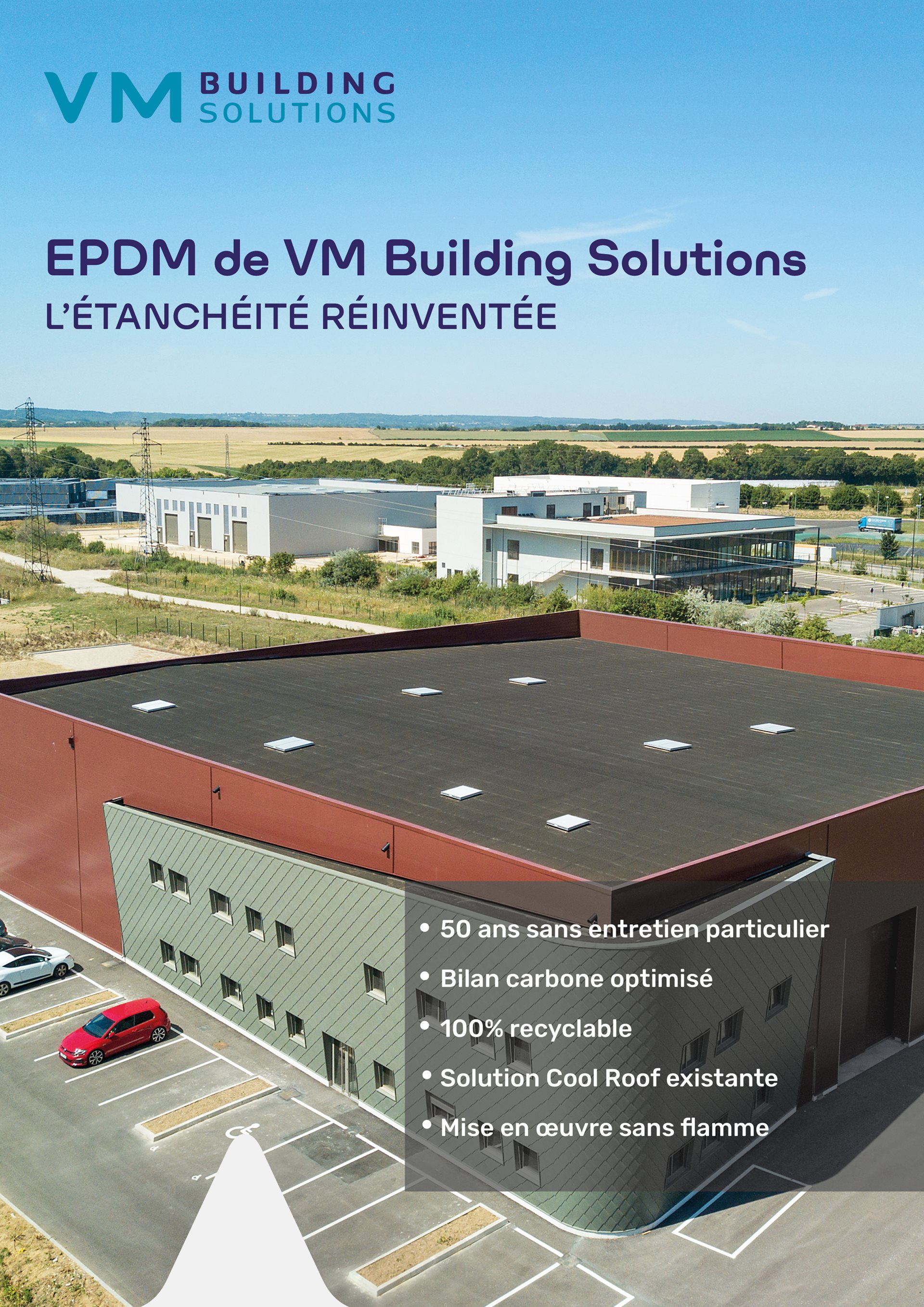 PageDeCouverture EPDM de VM Building Solutions l'étanchéité réinventée 
